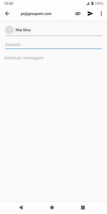 Prima Assunto e introduza o assunto pretendido.