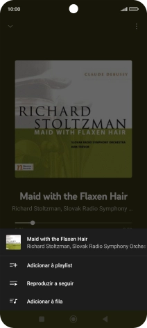 Prima Adicionar à playlist.