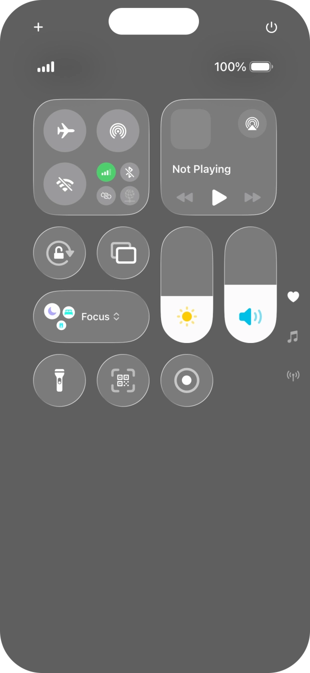 Press the screen recording icon to start the recording.