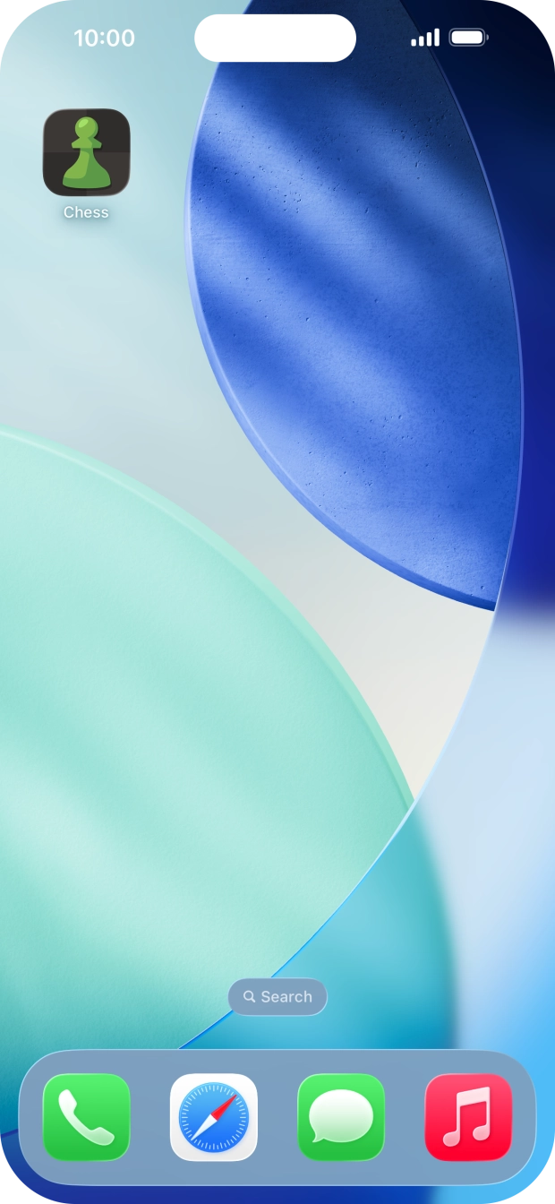 Press and hold the required app.