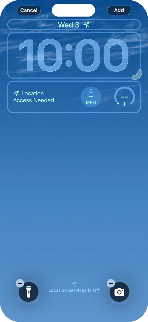 To customise the way the lock screen date is displayed, press the date widget and follow the instructions on the screen to select the required widget display mode. To customise the way the lock screen date is displayed, press the date widget and follow the instructions on the screen to select the required widget display mode.