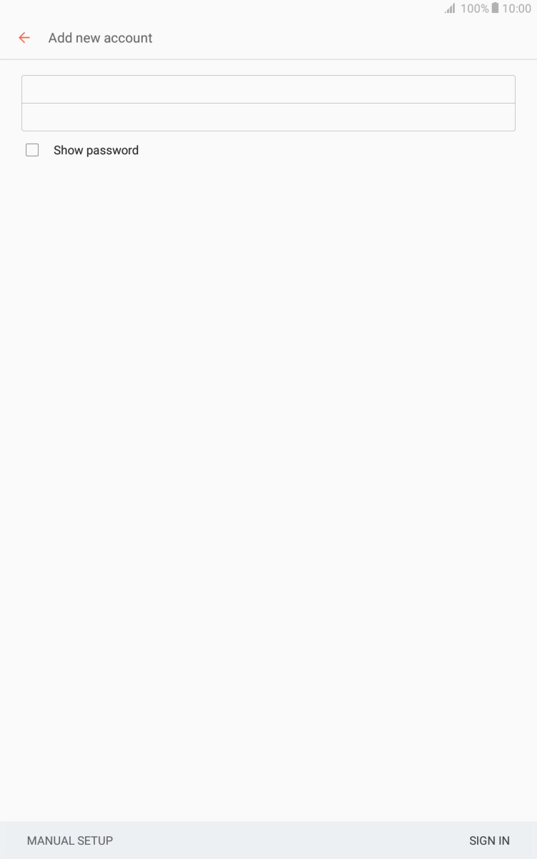 Press SIGN IN. Press SIGN IN.