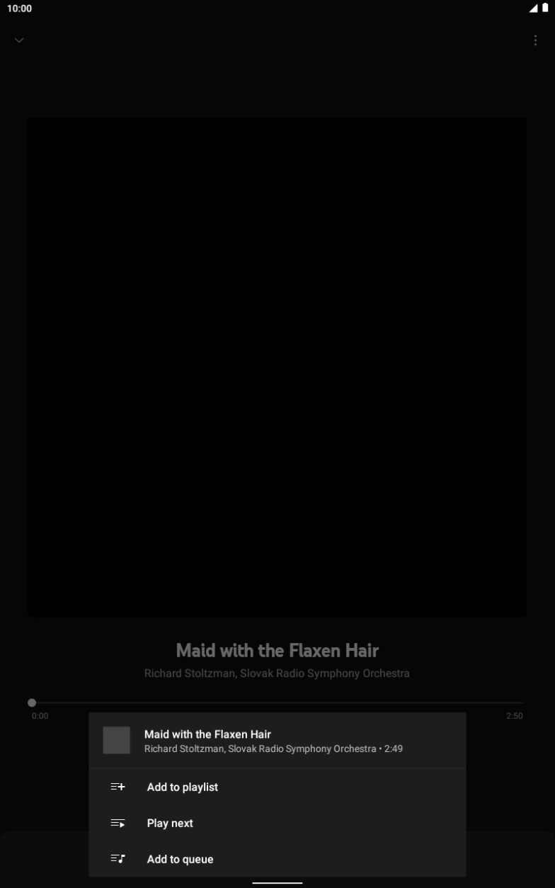 Press Add to playlist. Press Add to playlist.