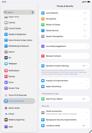 Press App Privacy Report.