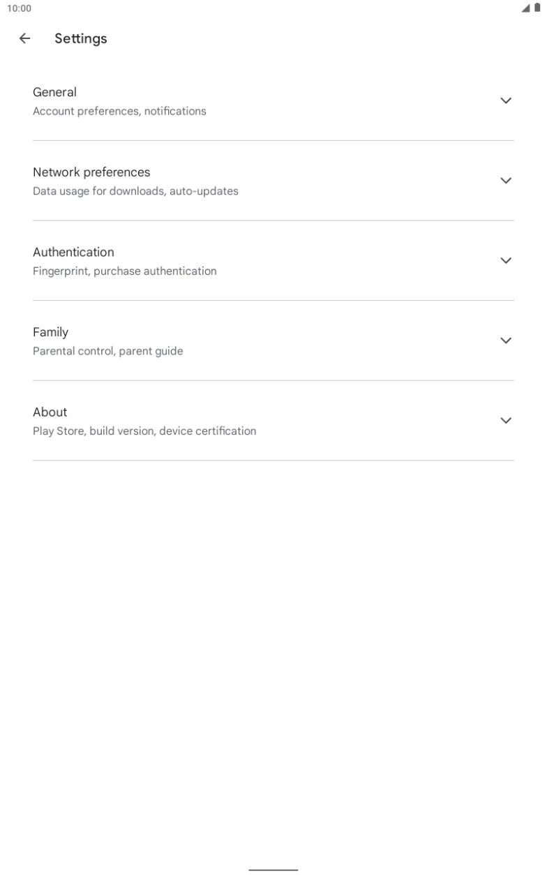 Press Network preferences.