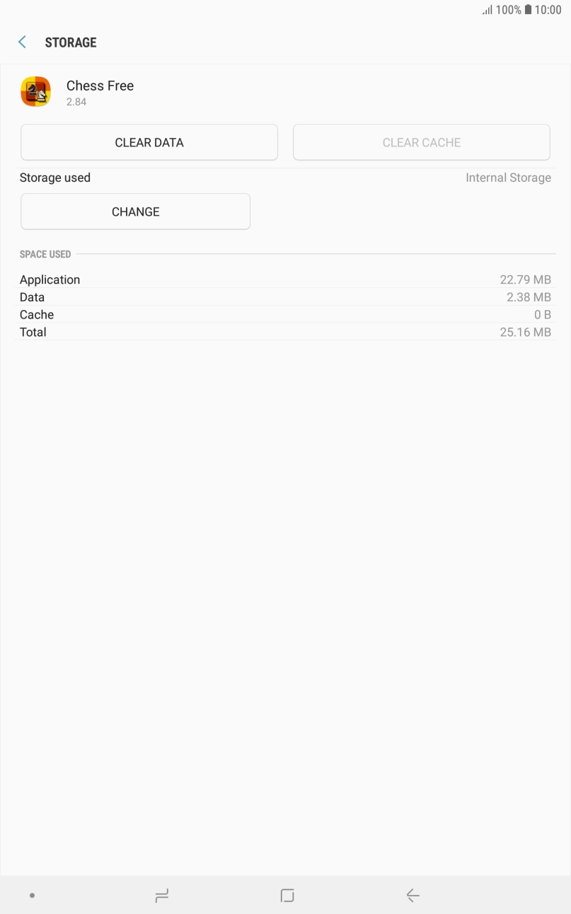 Press the Home key to return to the home screen.