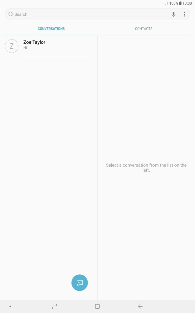 Press the new message icon.