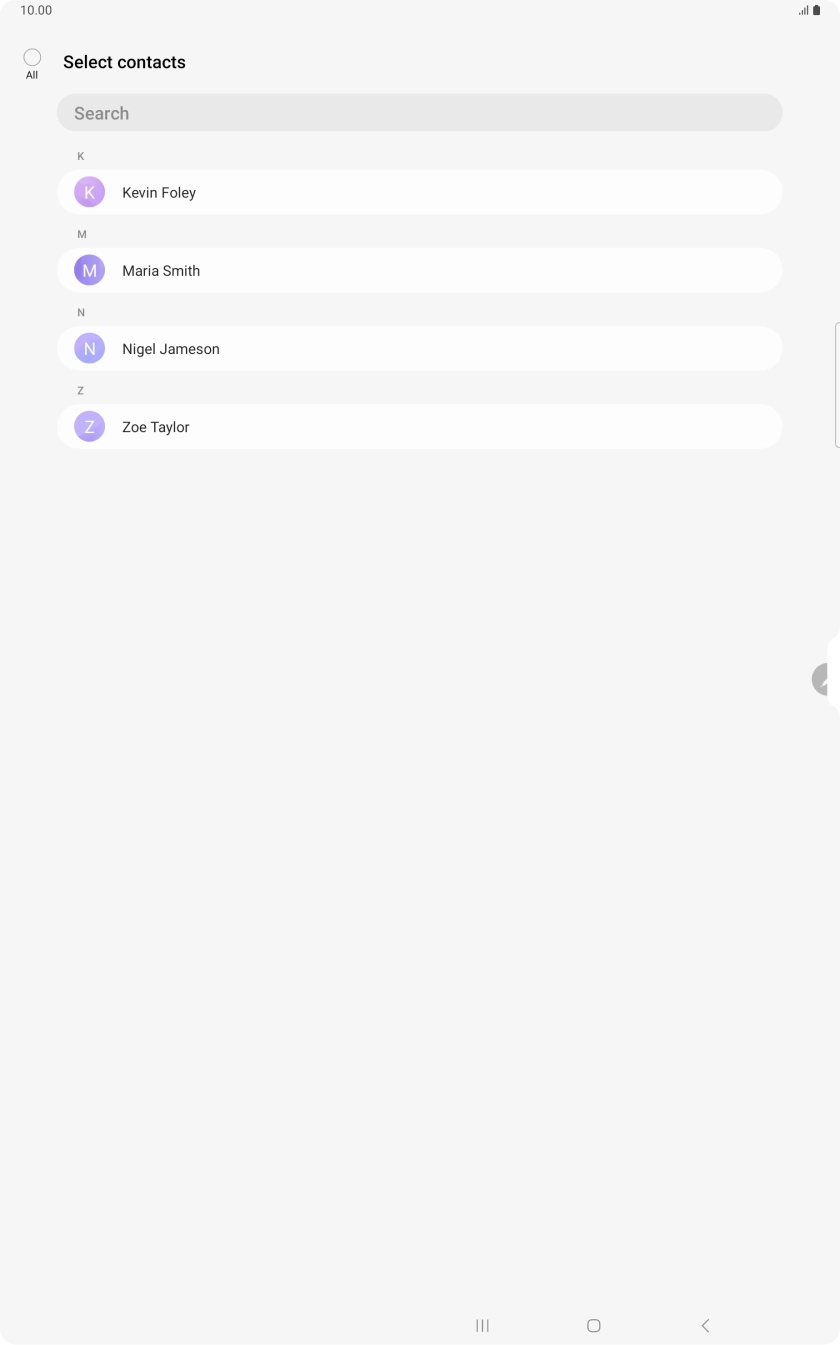 Press the field above 'All'.