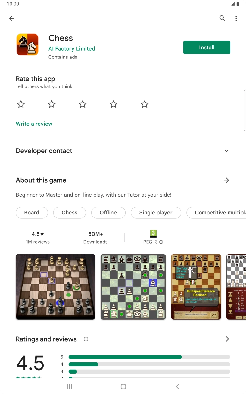Press the Home key to return to the home screen.