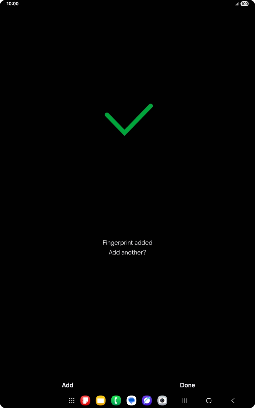 Press Done. Press Done.