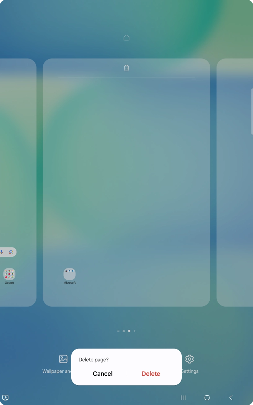 If prompted, press Delete.