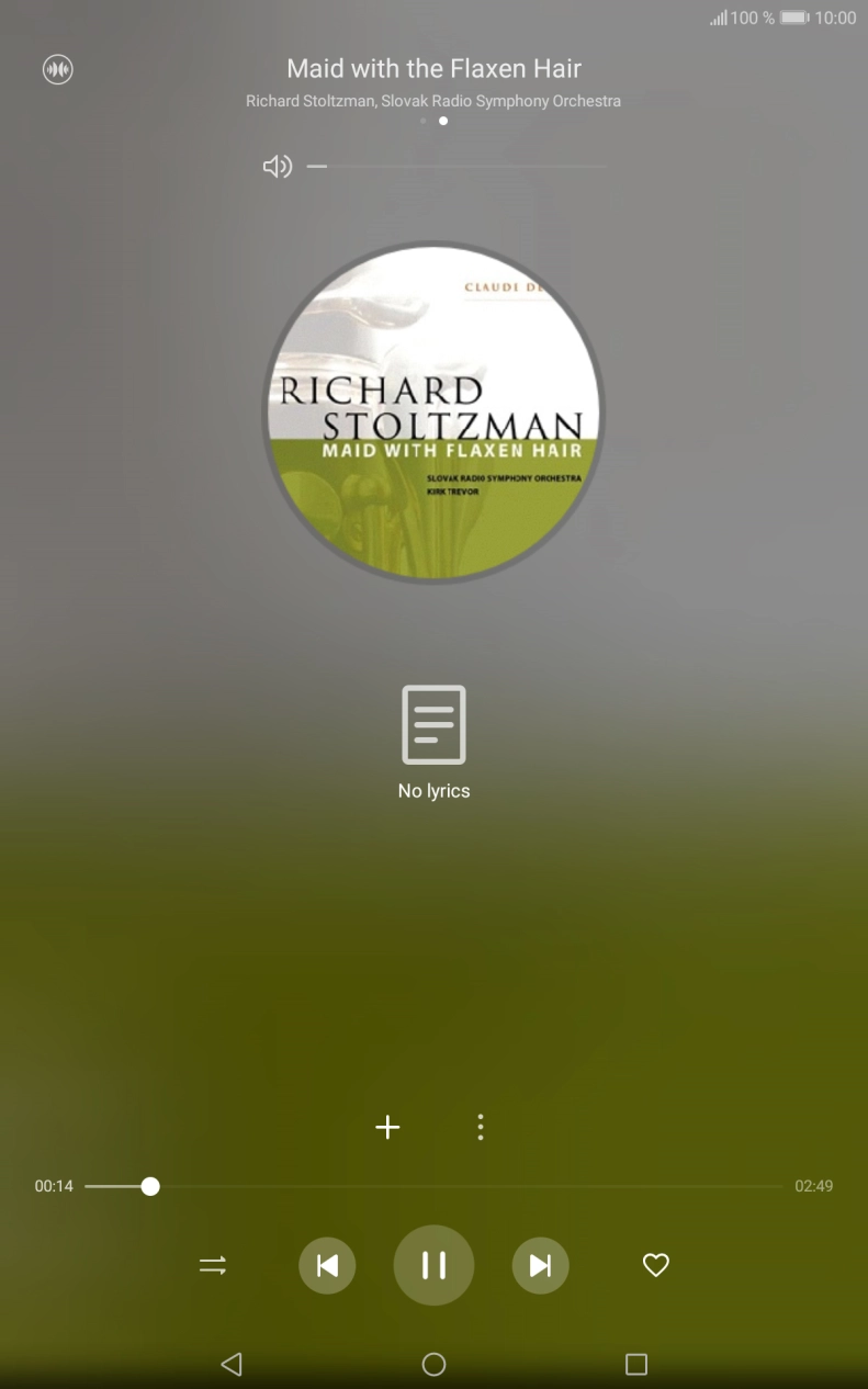 Press arrow right to go to the next audio file.