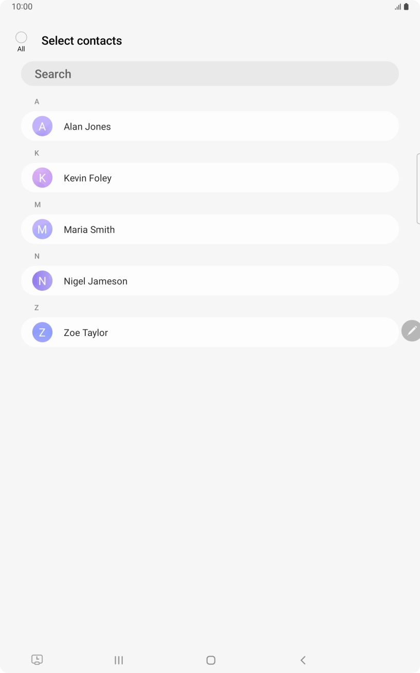 Press the field above 'All'.