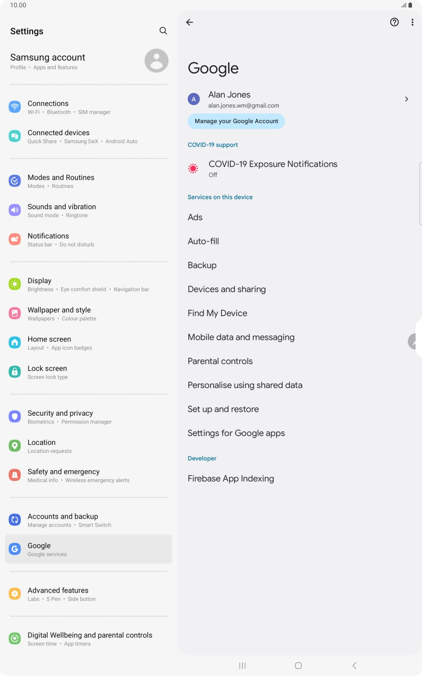 Press Find My Device. Press Find My Device.