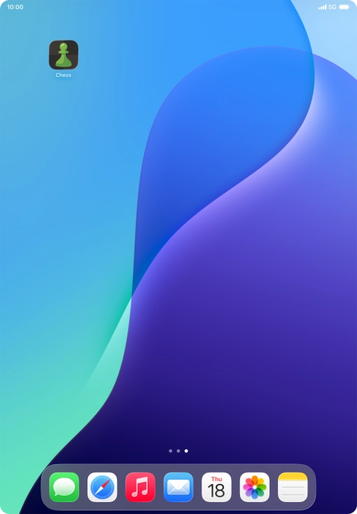 Press and hold the required app.