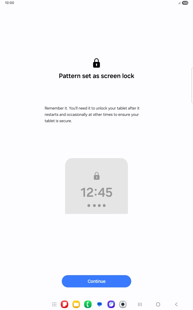 Press Continue. Press Continue.