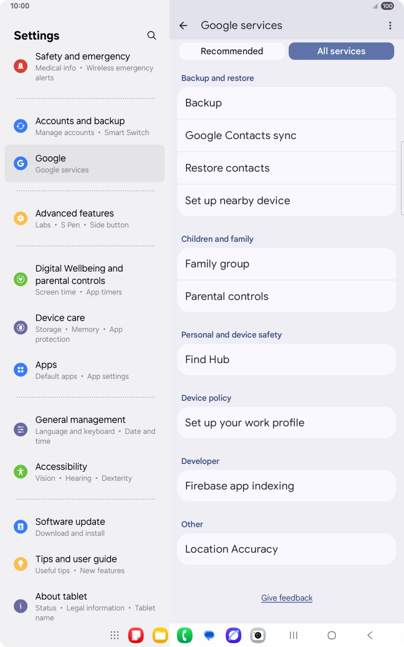Press Find Hub. Press Find Hub.