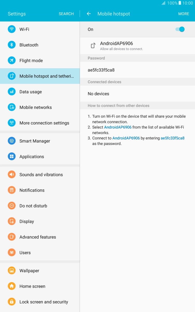Press the Home key to return to the home screen.