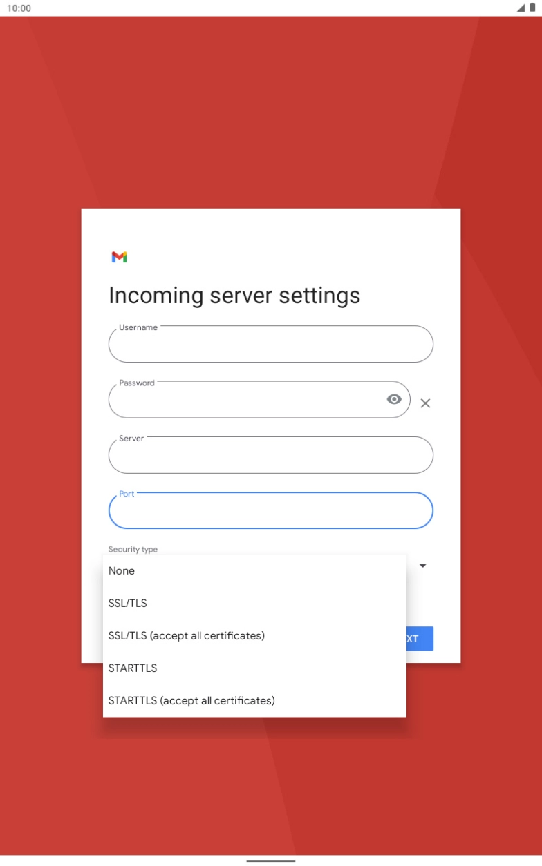 Press None. Press None.