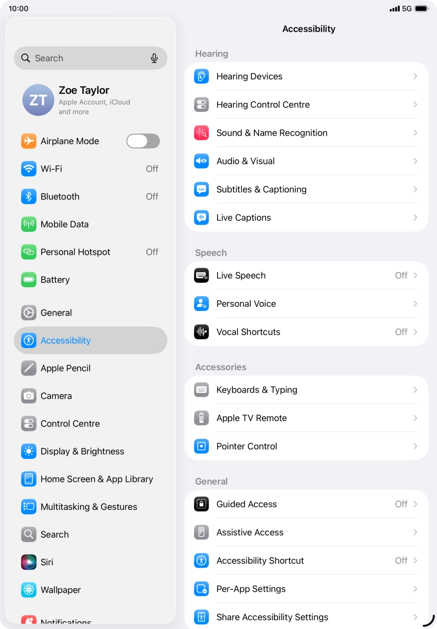 Press the required category below 