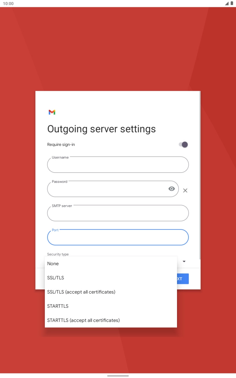 Press None. Press None.
