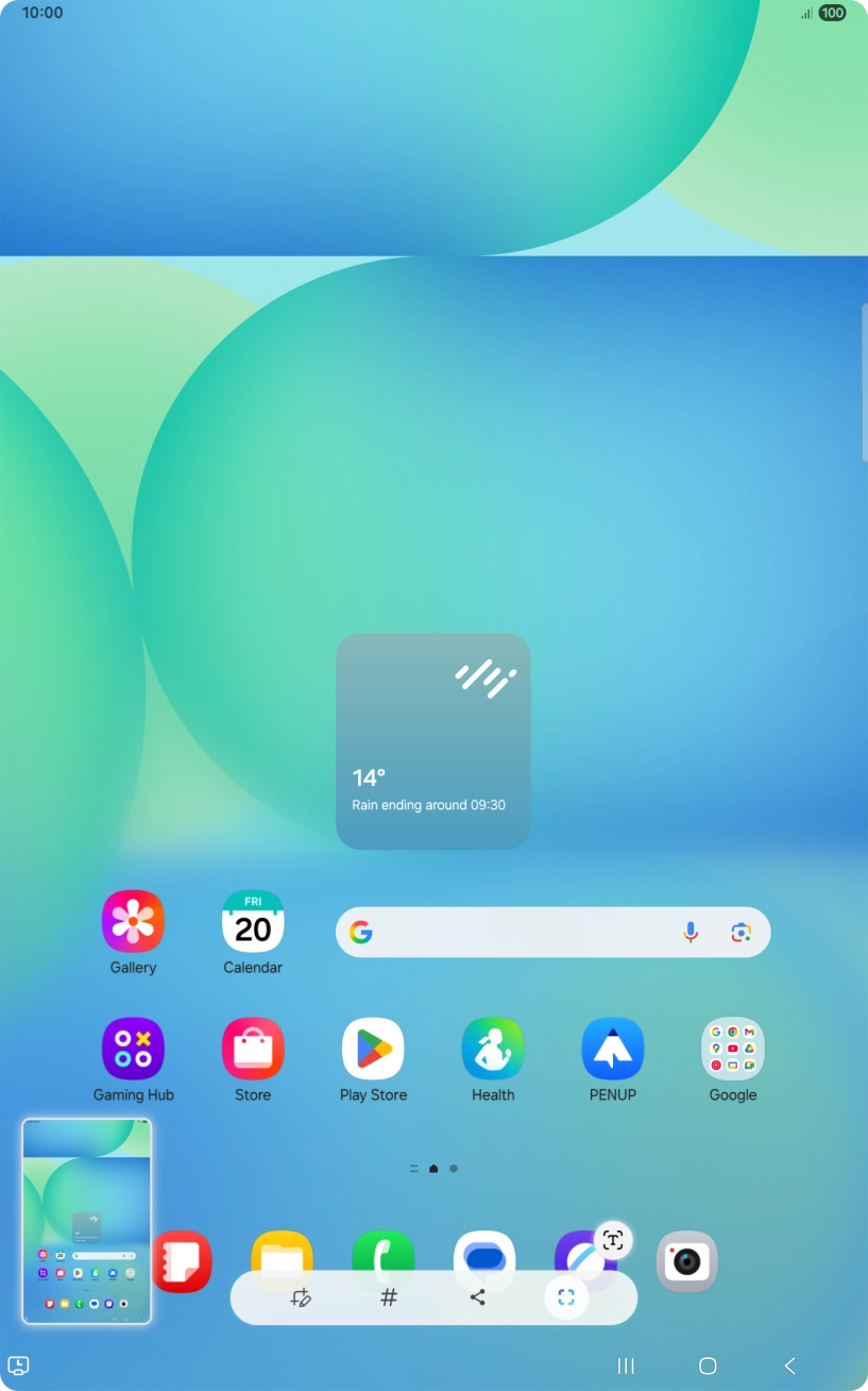 To edit your screenshot, press the screenshot and follow the instructions on the screen to make the required changes.