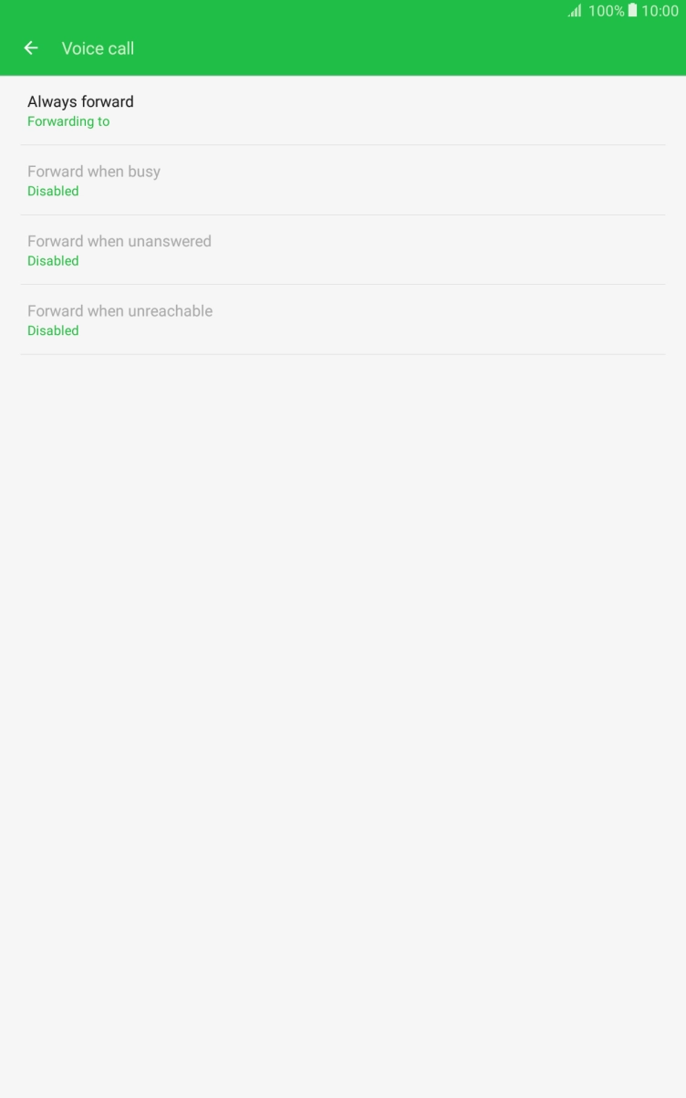 Press the Home key to return to the home screen.