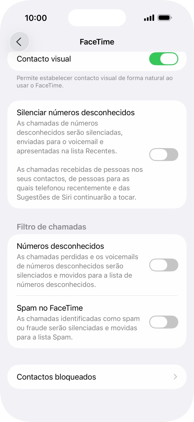 Prima Contactos bloqueados.