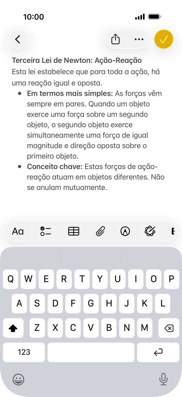 Prima o ícone da Apple Intelligence.