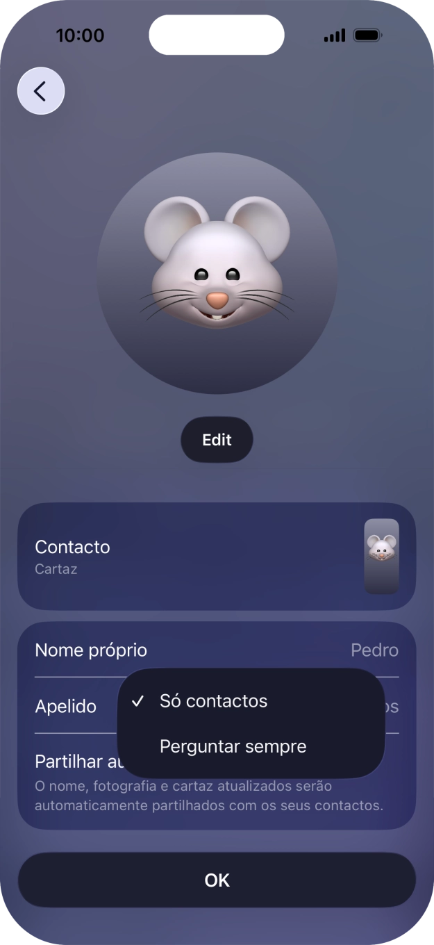 Prima a definição pretendida.