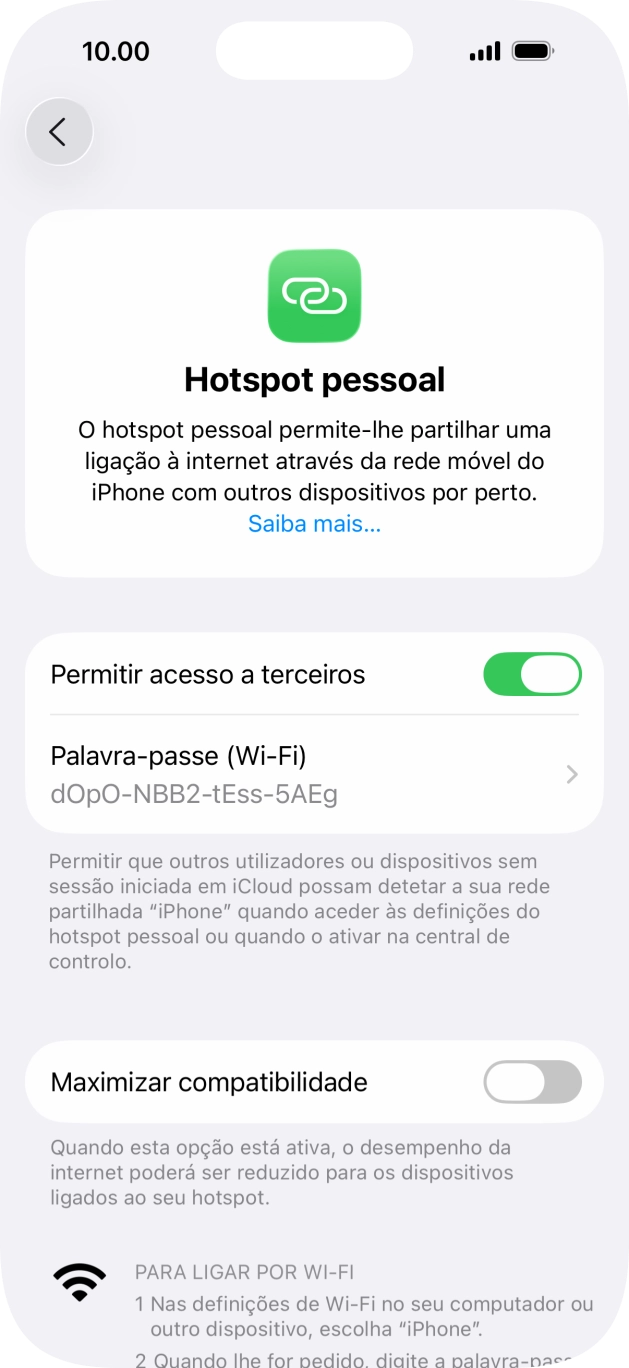 Para voltar ao ecrã inicial, deslize o dedo de baixo para cima a partir da base do ecrã.