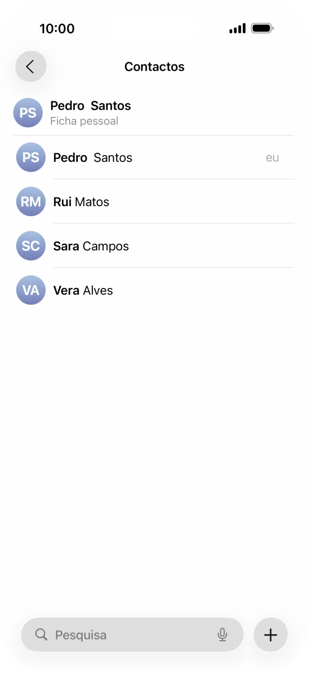 Prima Ficha pessoal.