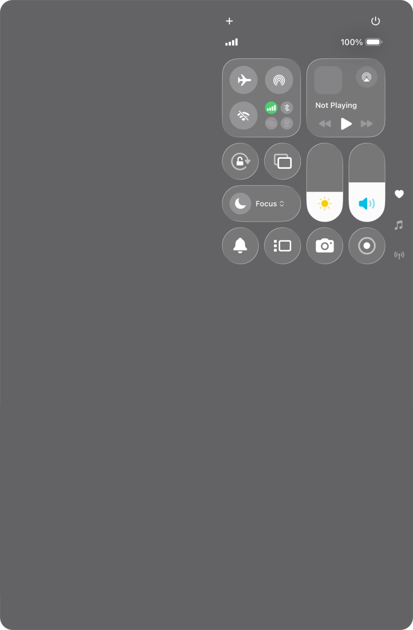 Press the screen recording icon to start the recording.