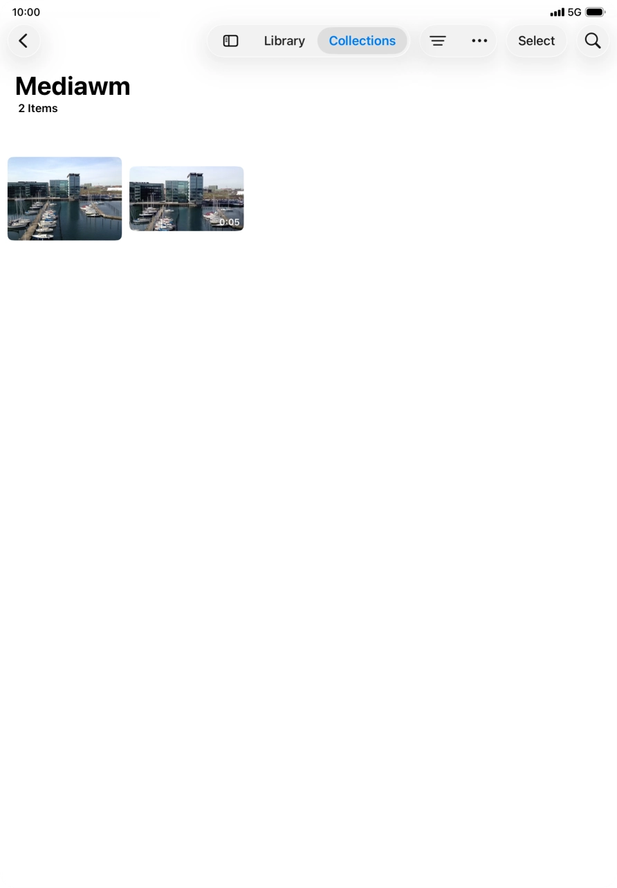 Open the app or screen you want to record.