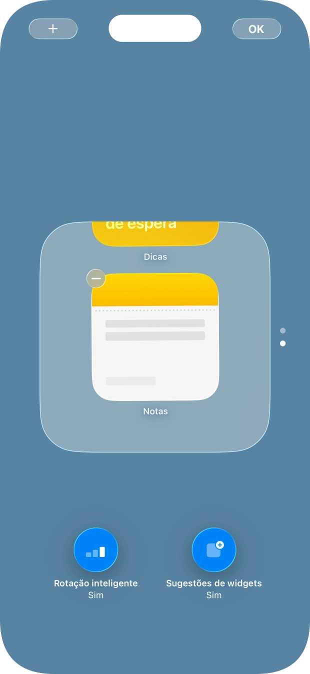 Prima Rotação inteligente para ativar ou desativar a função.