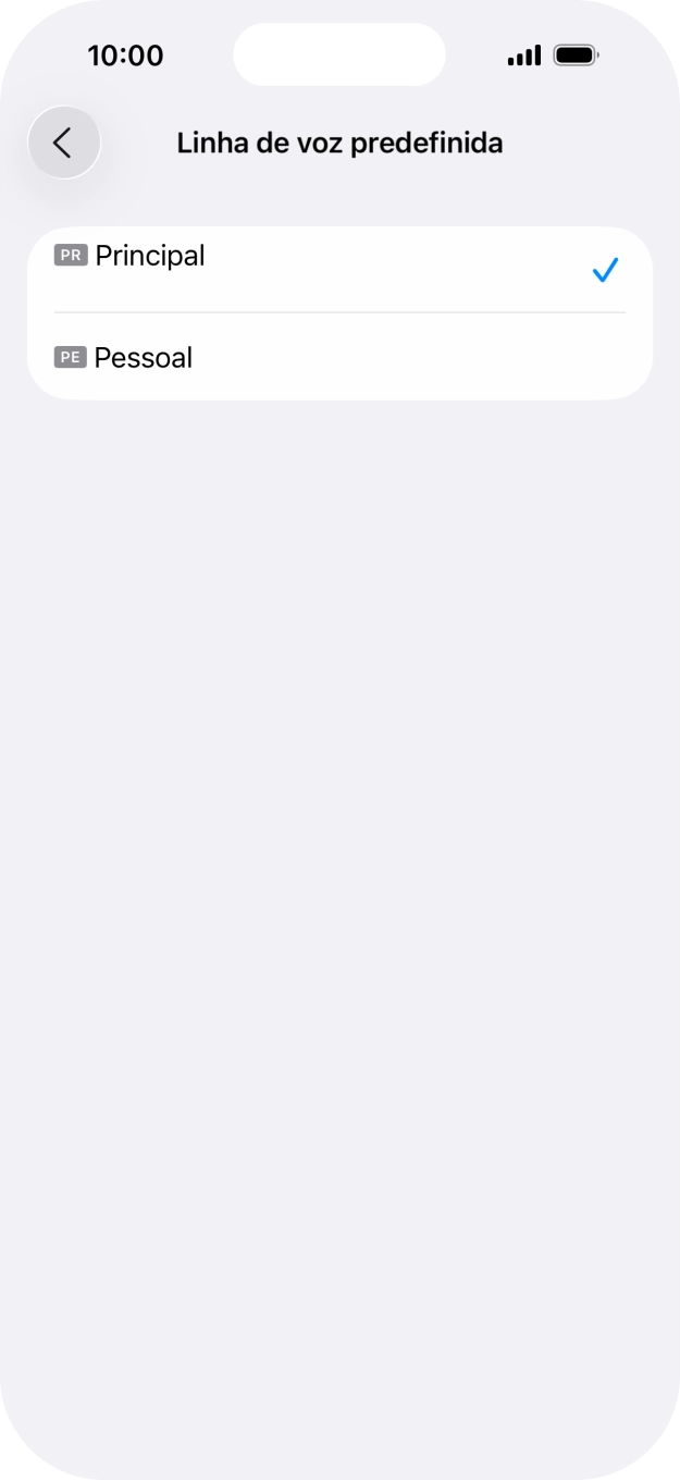 Prima o plano pretendido.