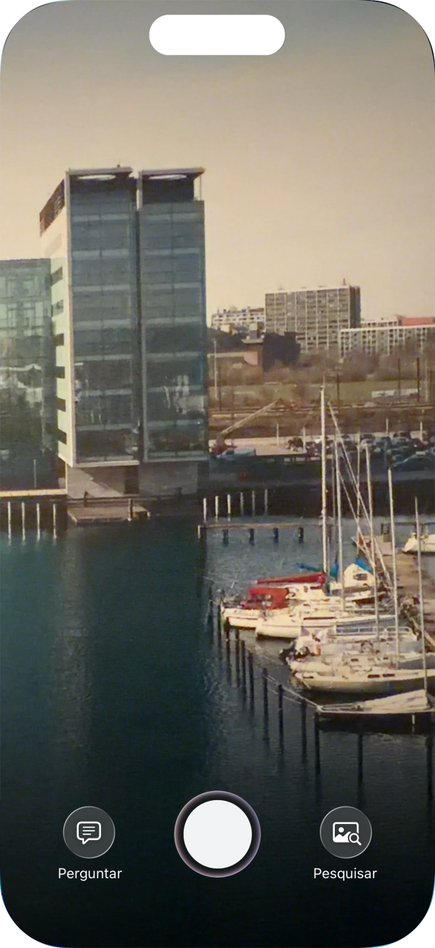 Para obter informações acerca de objetos, prima em Pesquisar e siga as indicações no ecrã, para utilizar a função.