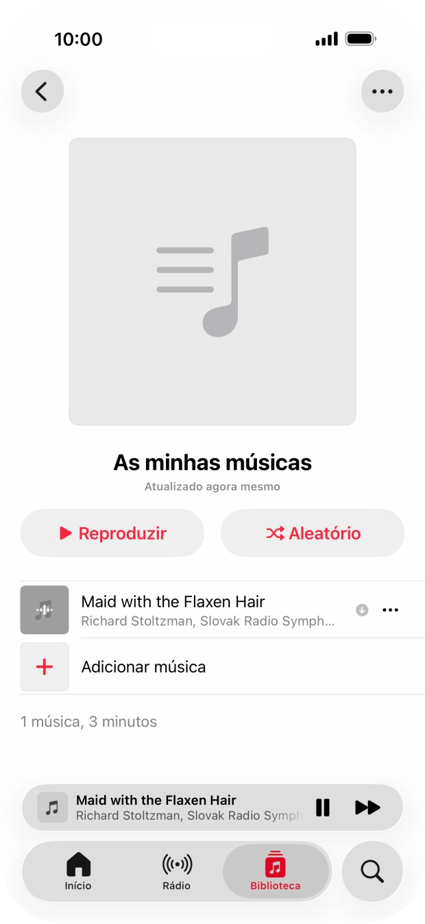 Prima o título da música.