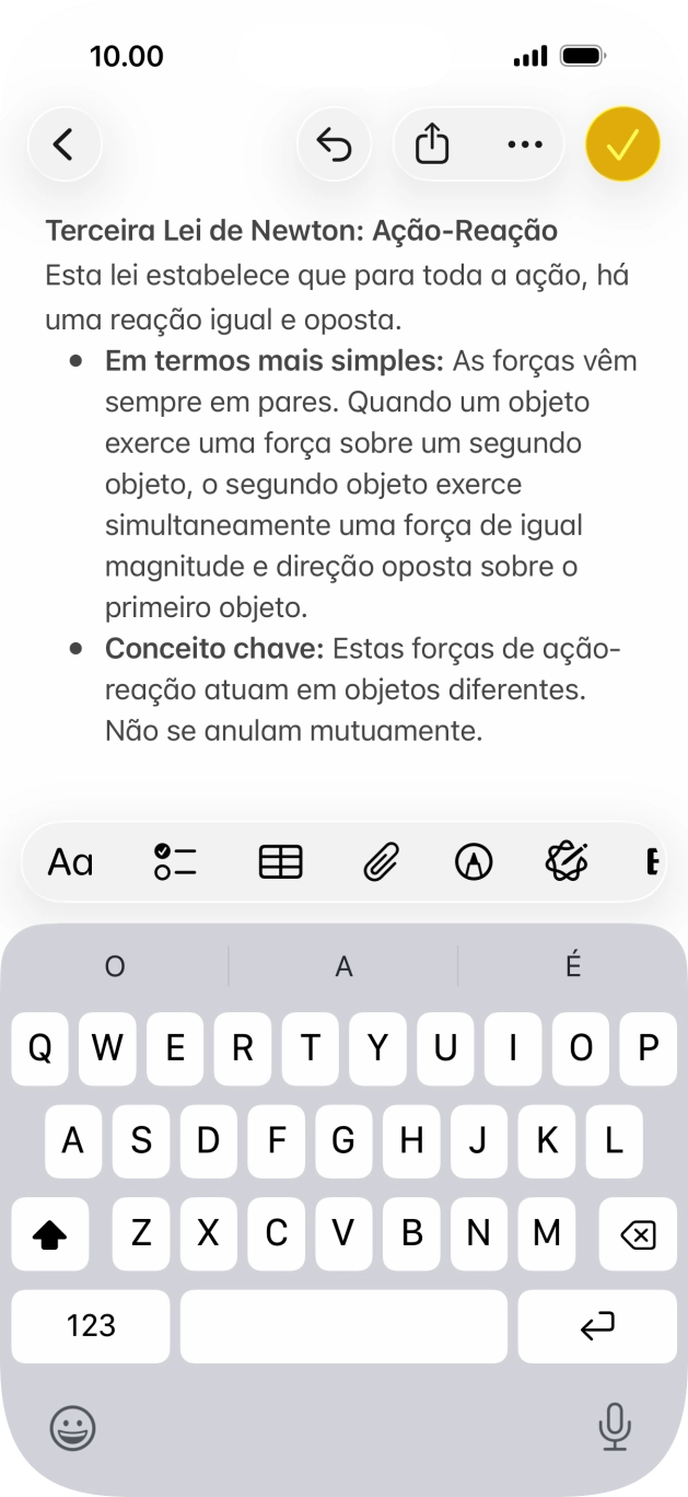 Prima o ícone da Apple Intelligence.