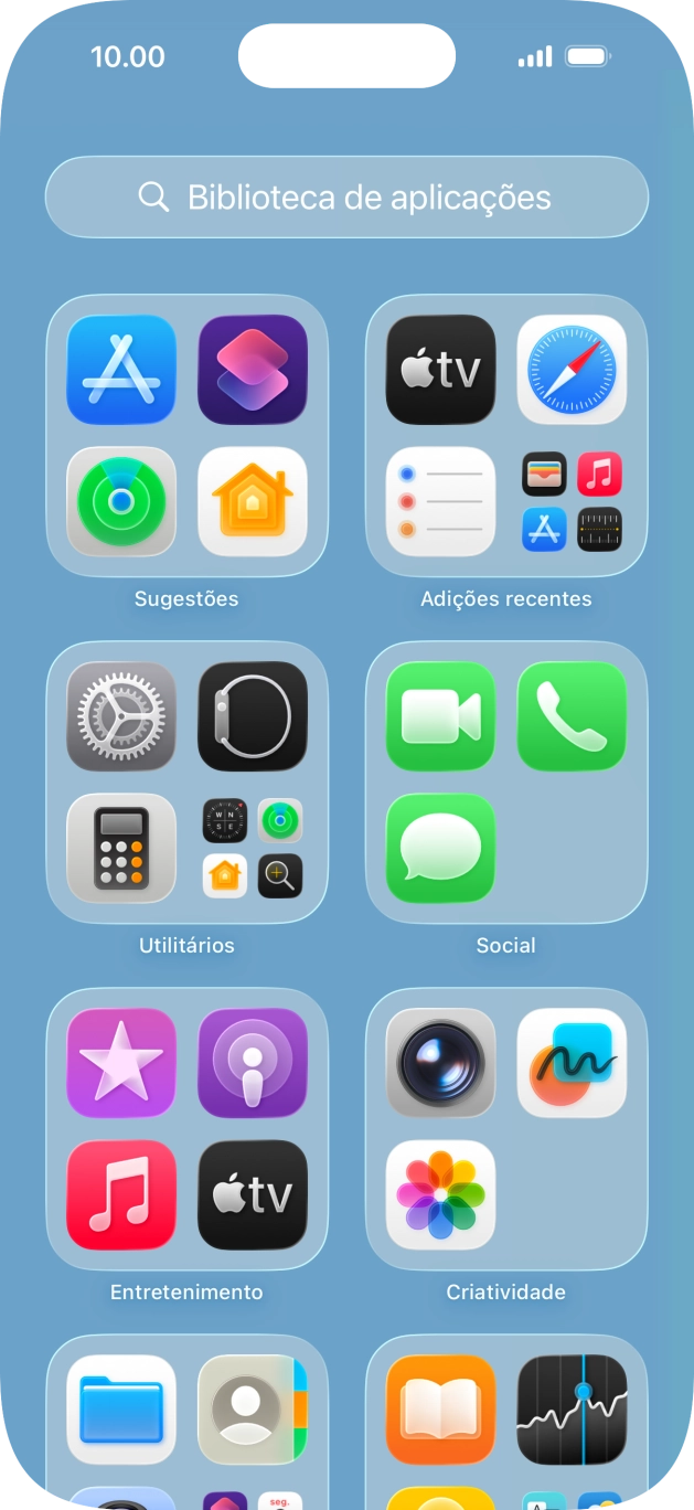Prima a app pretendida.