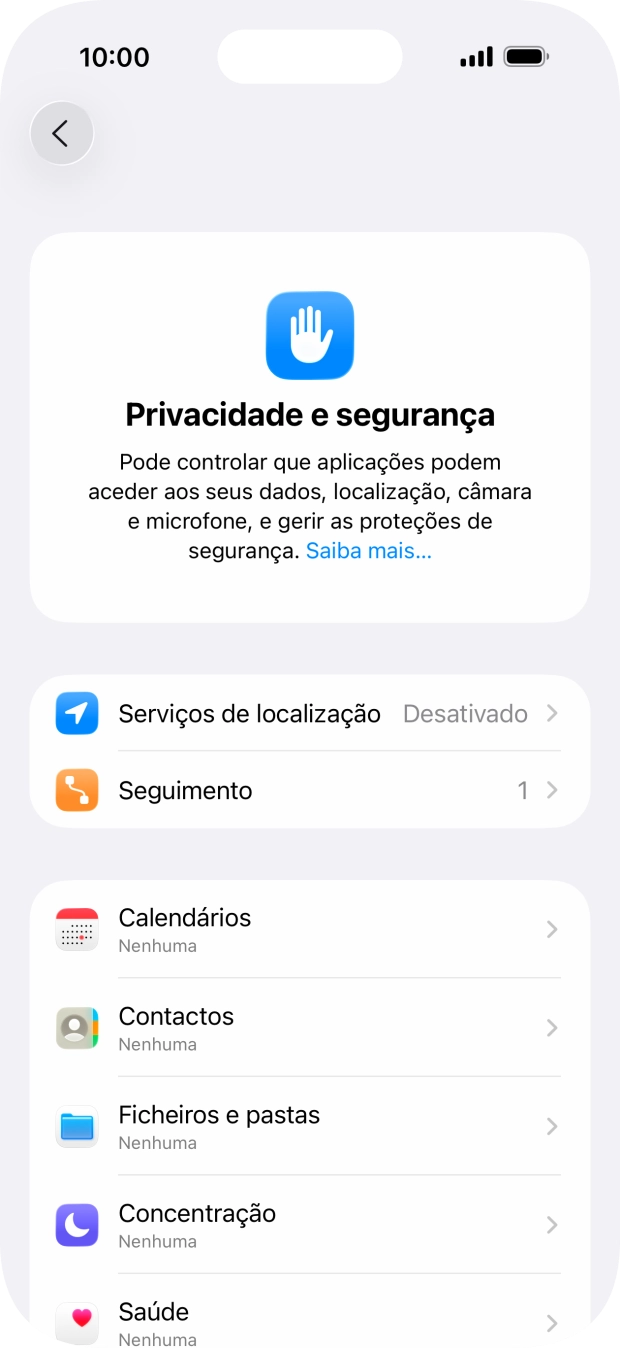 Prima Serviços de localização.