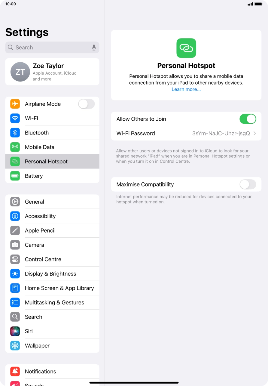 Slide your finger upwards starting from the bottom of the screen to return to the home screen.
