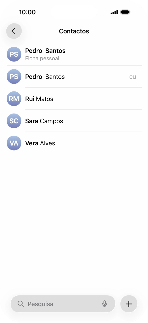 Prima Ficha pessoal.