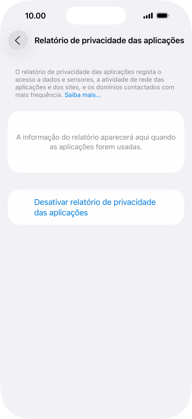 Para voltar ao ecrã inicial, deslize o dedo de baixo para cima a partir da base do ecrã.