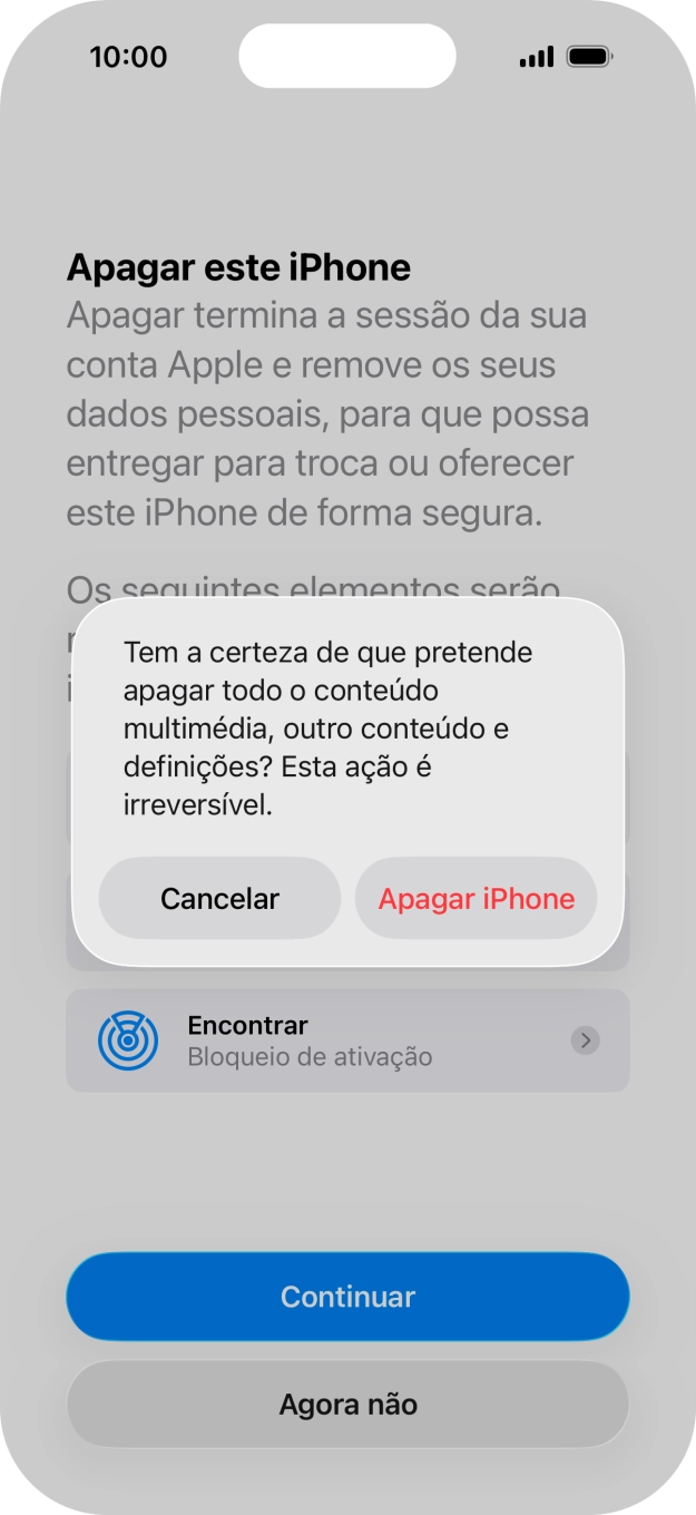 Prima Apagar iPhone.