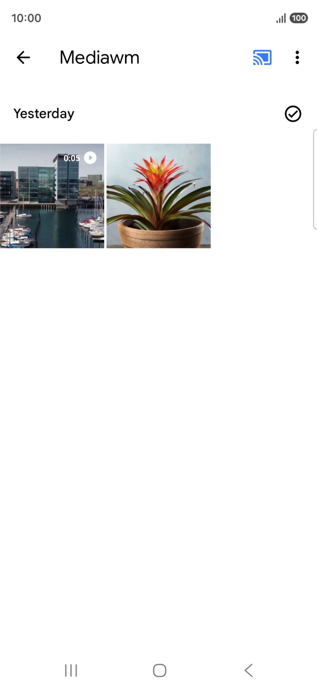 The media content from your phone will now play on the selected device. You can use your phone to control the playback of the media content on the other device.