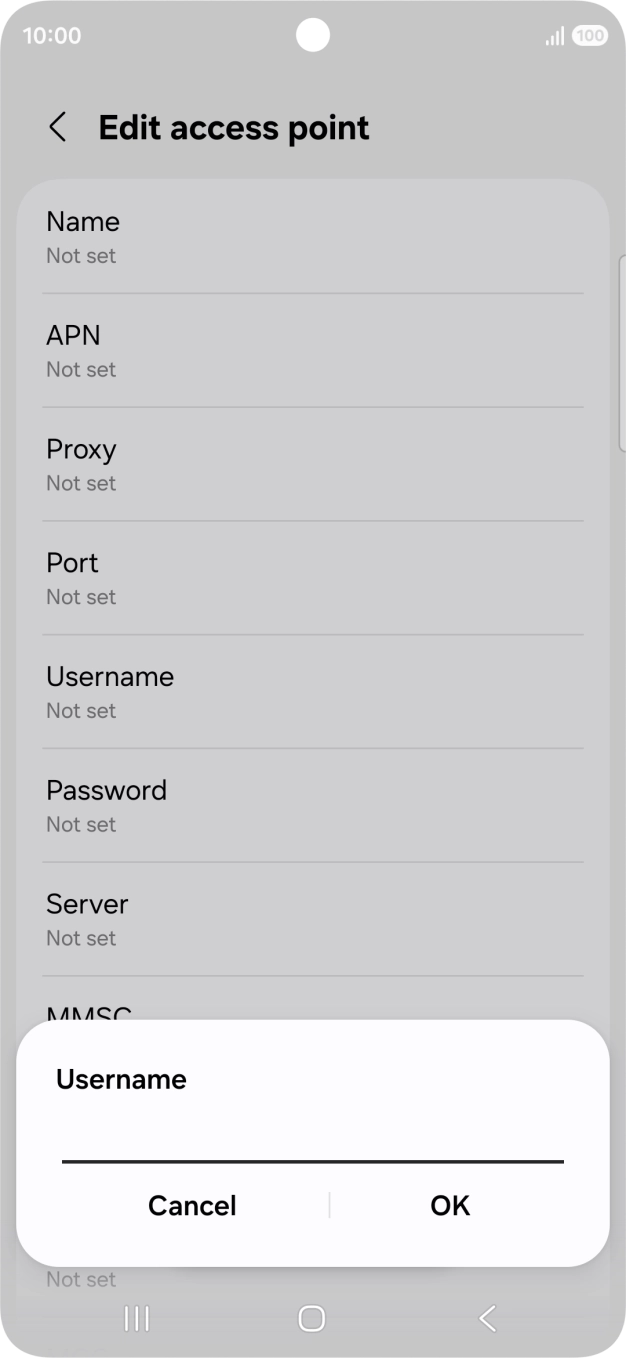 Key in o2 and press OK.