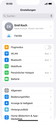 Schalten Sie das Daten-Roaming auf Ihrem Apple iPhone 14 iOS 18 ein oder  aus - Hilfe | Swisscom