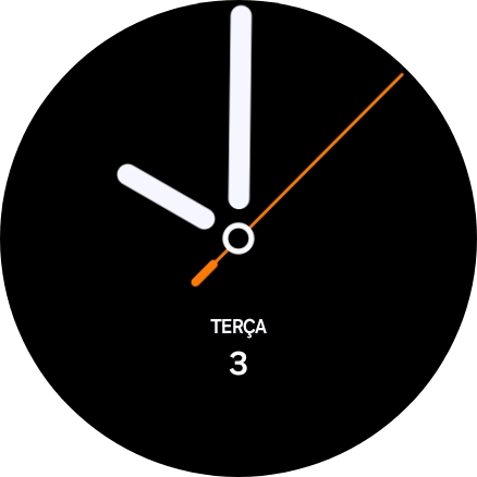 Deslize o dedo para cima a partir da base do ecrã.