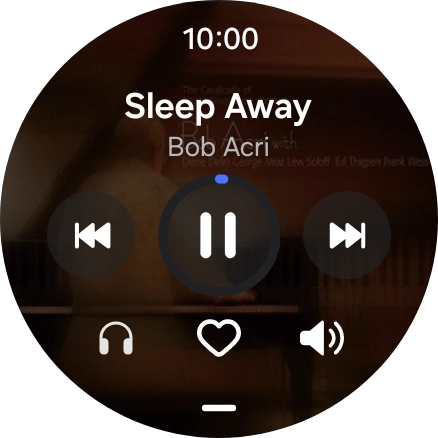 Prima a seta para a direita para ir para o ficheiro de música seguinte.